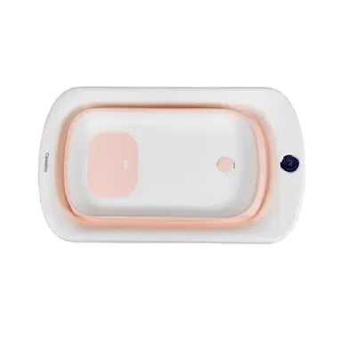 Bañera Plegable con Soporte Amalfi 50L Rosa - Carestino