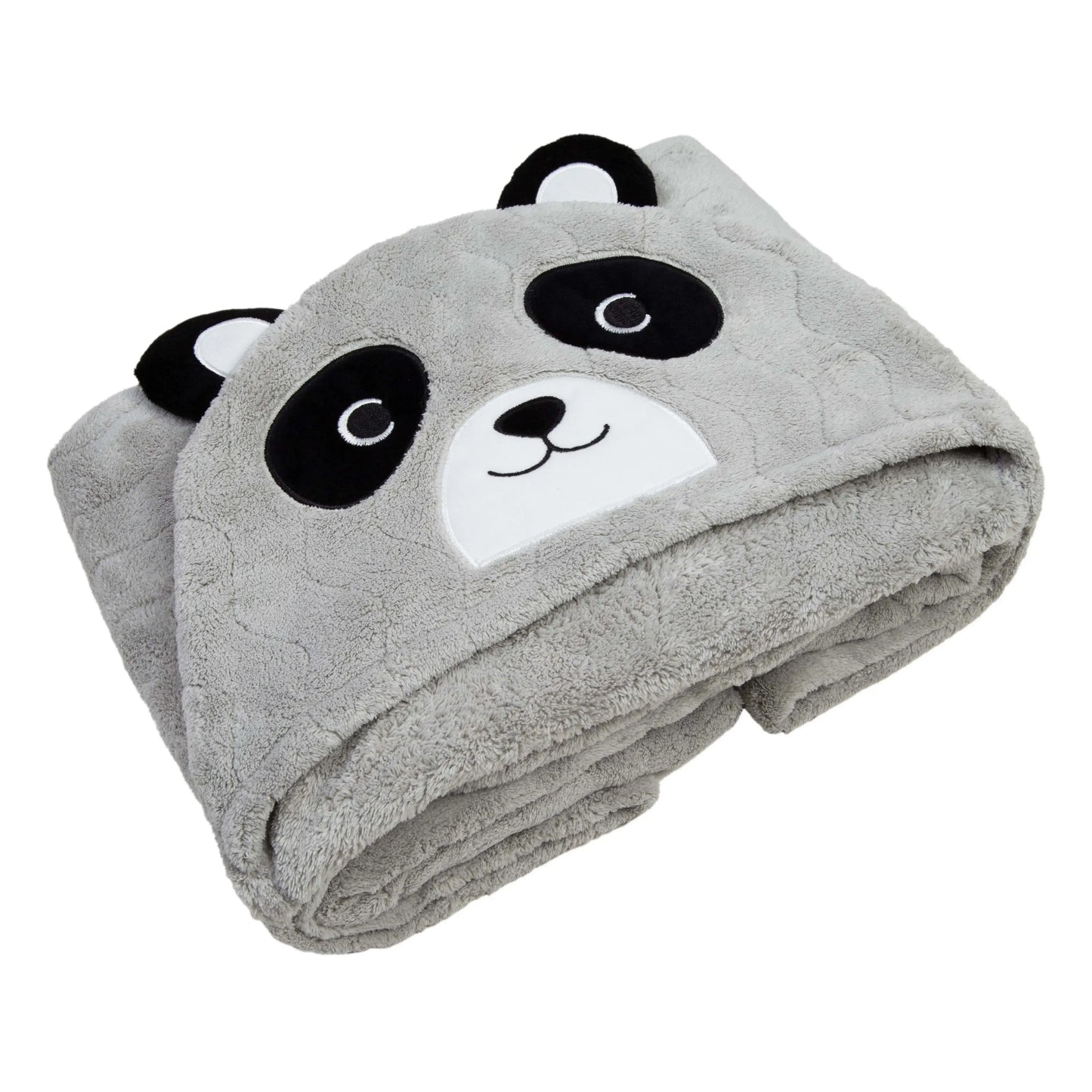 Toalla Con Capucha 70x140cm Koala Gris Carestino