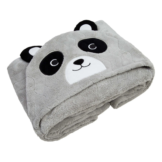 Toalla Con Capucha 70x140cm Koala Gris Carestino