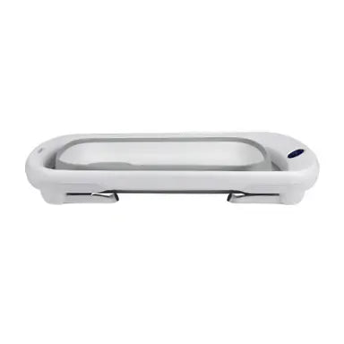 Bañera Plegable con Soporte Amalfi 50L Gris - Carestino