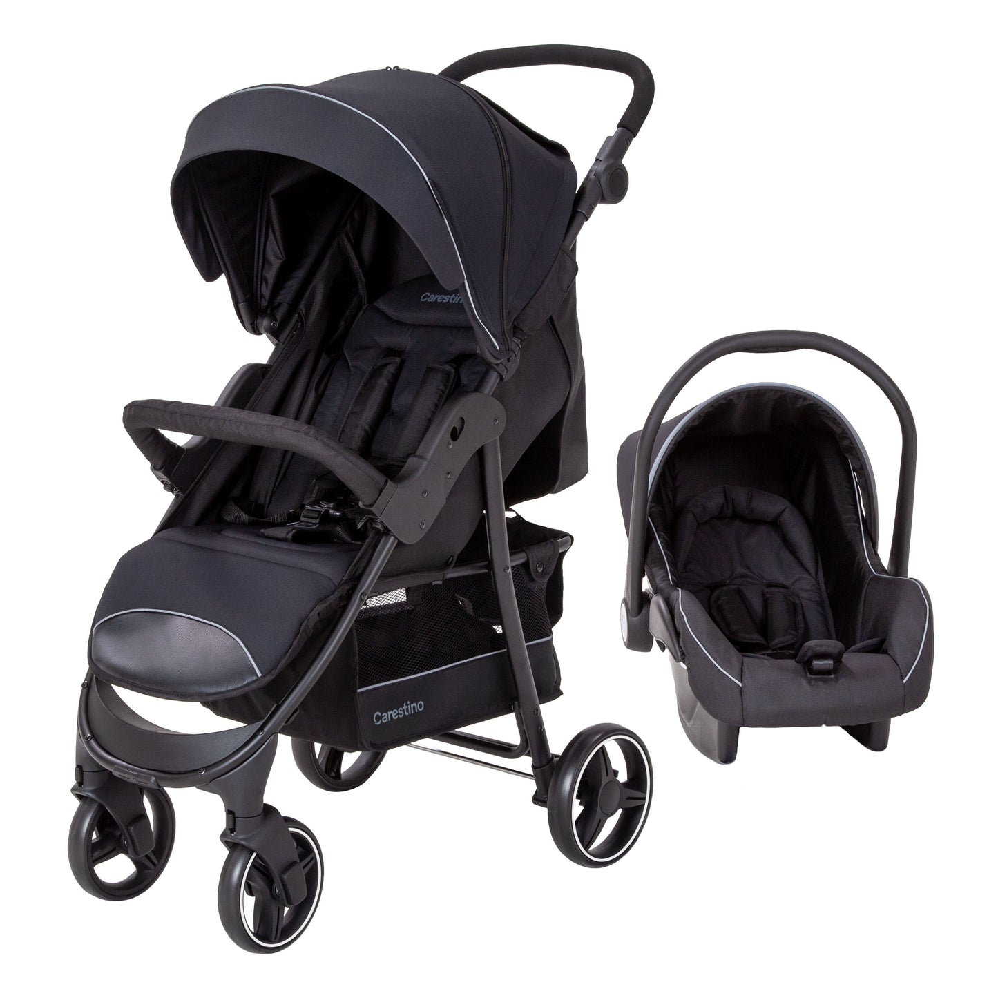 Coche CITY TRAVEL V3 Accesorios NEGRO Carestino