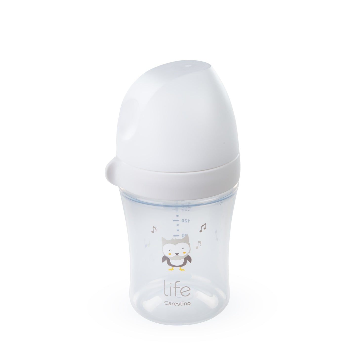 Biberón 240ml Tetina 3m Blanco Carestino