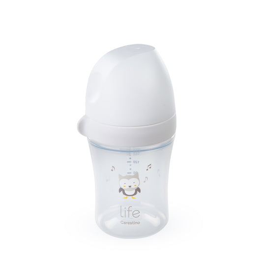 Biberón 240ml Tetina 3m Blanco Carestino