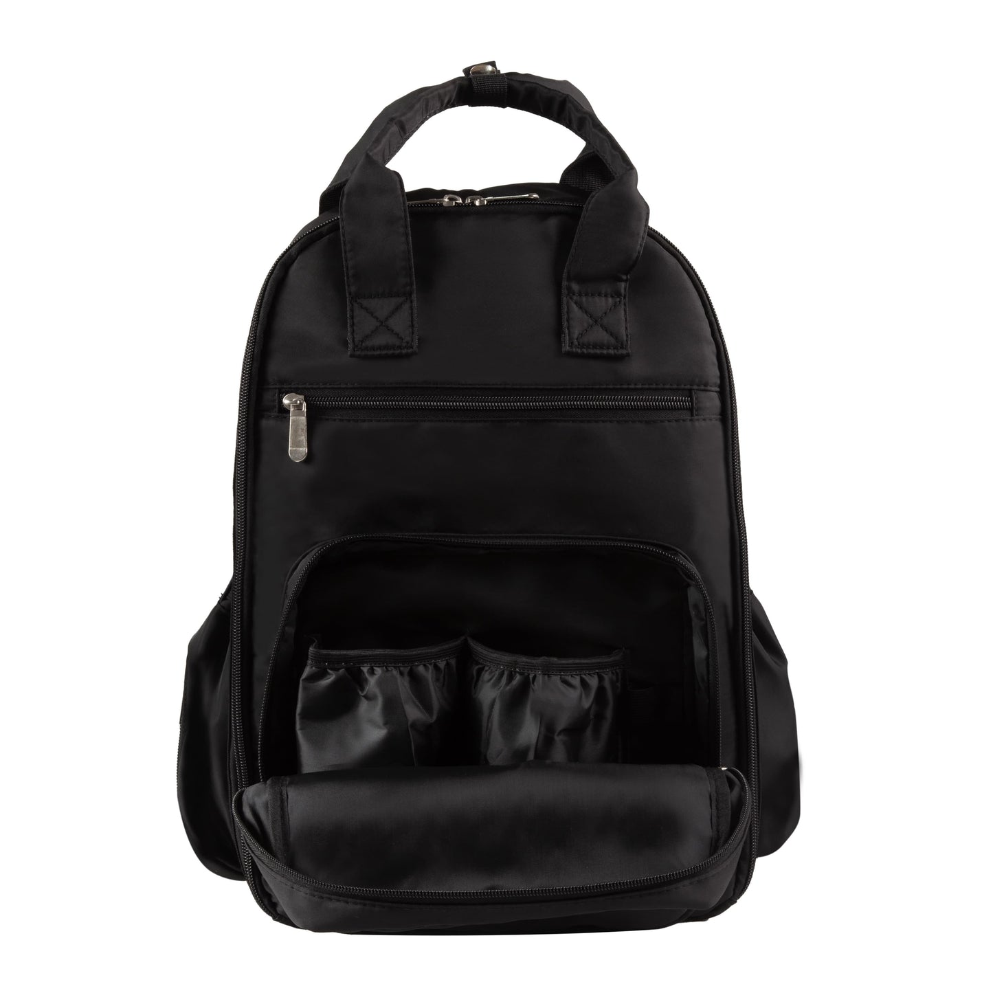 Mochila Pañalera PRAGA V2 Negro Carestino