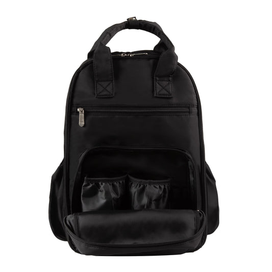 Mochila Pañalera PRAGA V2 Negro Carestino