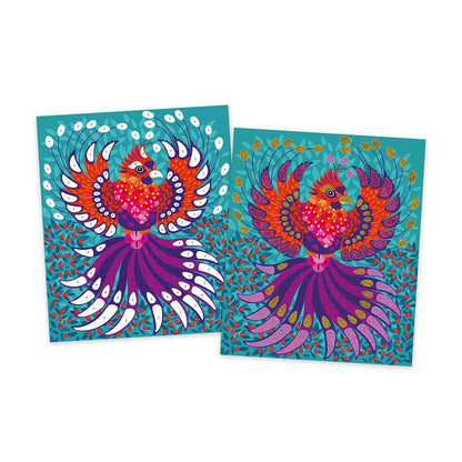 Animales relucientes con purpurina y arena - Janod