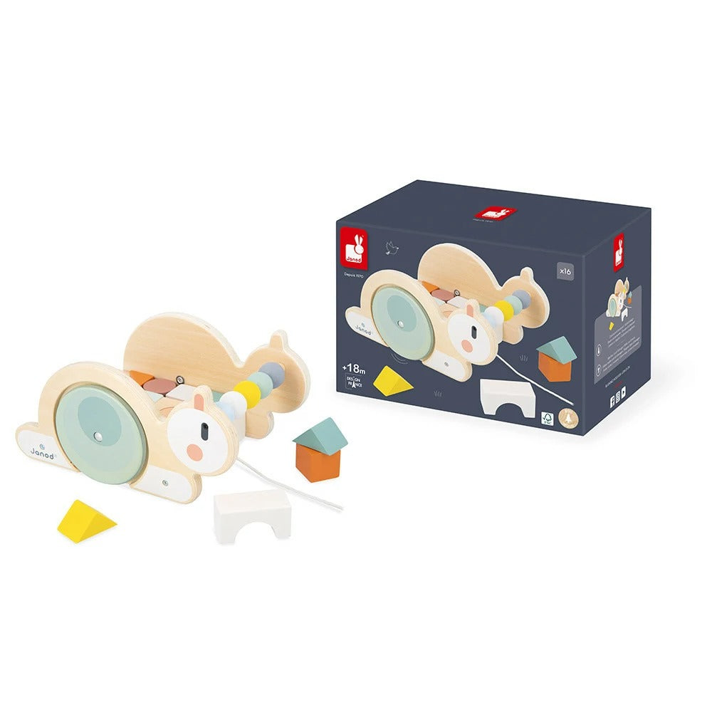 Carrito de cubos de caracol - Janod