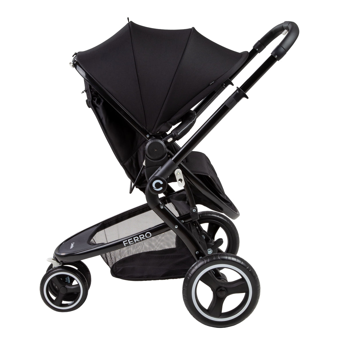 Coche FERRO V2 Accesorios Negro Carestino