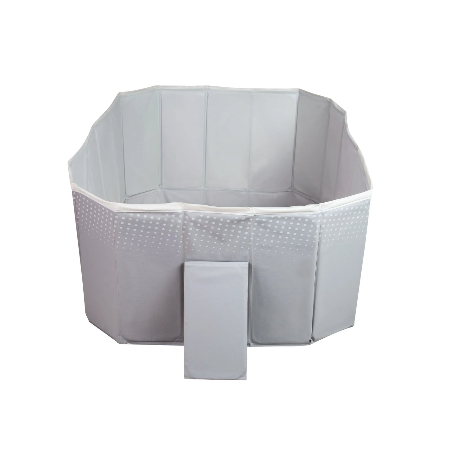 Piscina Caribe 130x89x45 Gris Carestino