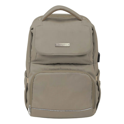 Mochila Pañalera Berna Beige-Carestino