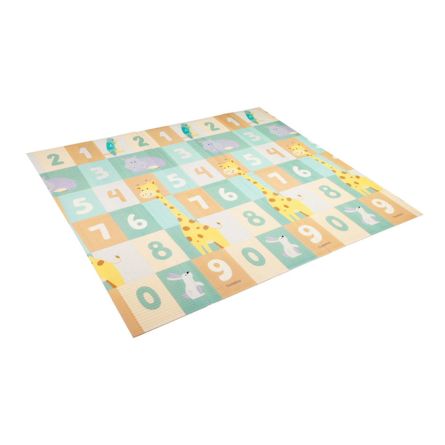 Alfombra Antigolpes Reversible Plegable 180x200 NUMEROS - Carestino
