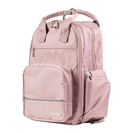 Mochila Pañalera PRAGA V2 Rosa Malva-Carestino