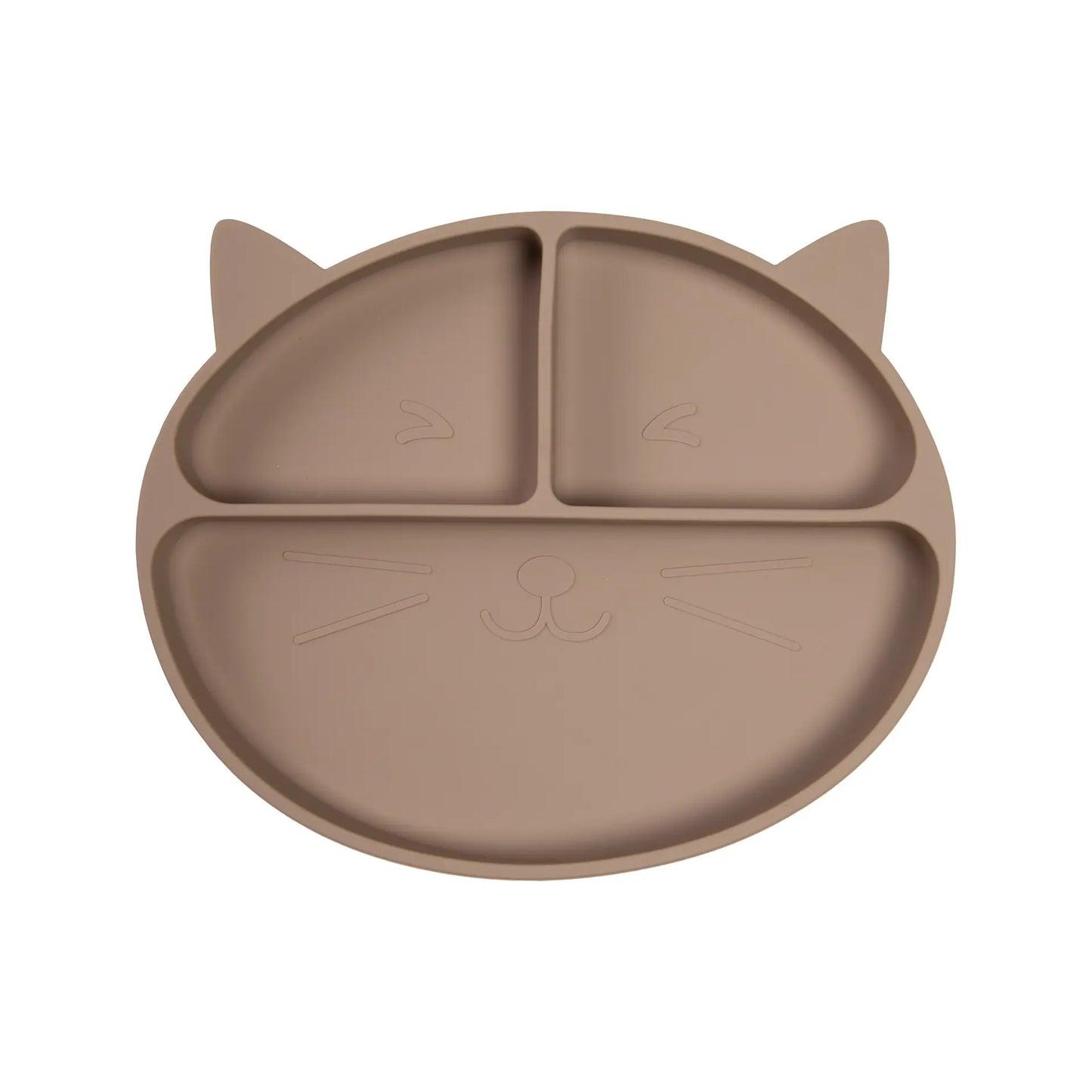 Set de Alimentación de Silicona Gatito Greige-Carestino