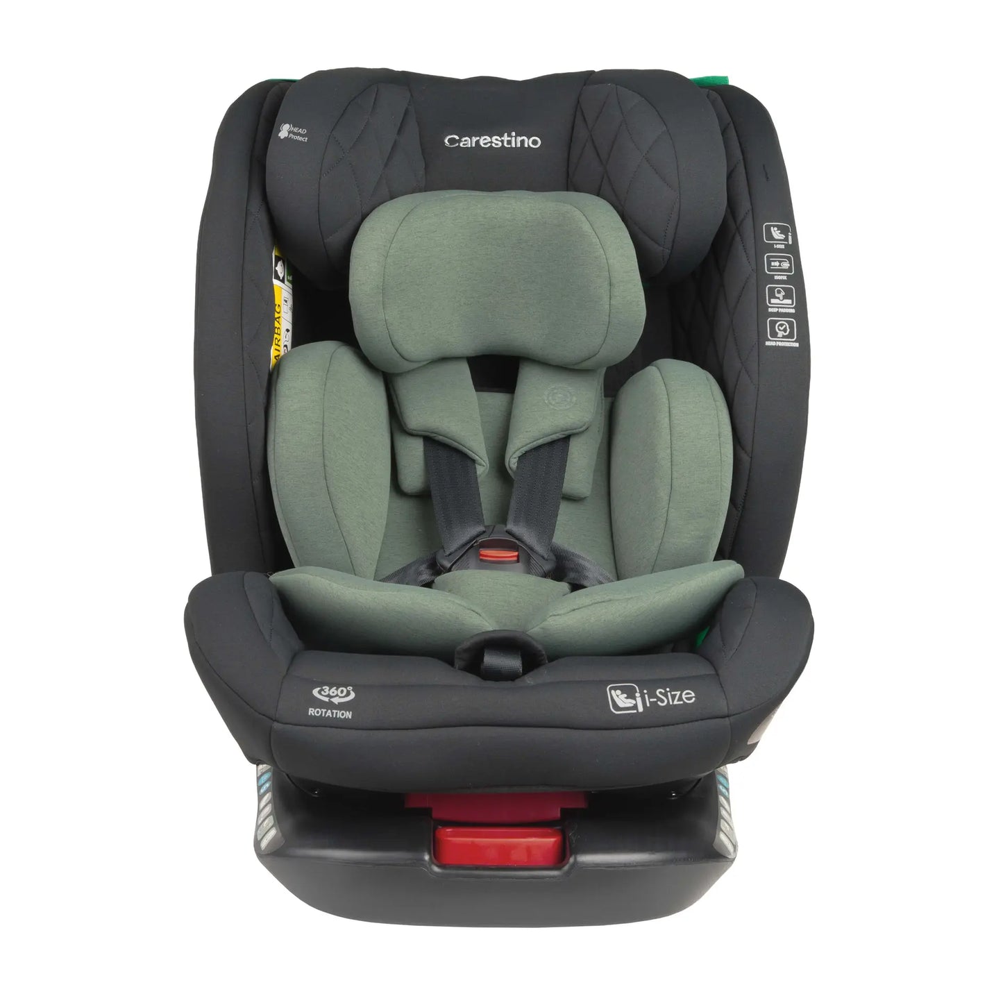 Silla para Carro HAMBURGO I-Size 40-150cm Isofix Verde Militar-Carestino