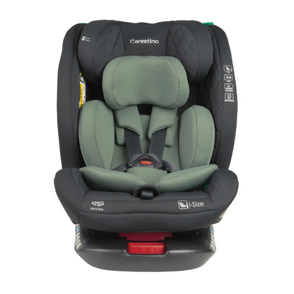 Silla para Carro HAMBURGO I-Size 40-150cm Isofix Verde Militar-Carestino