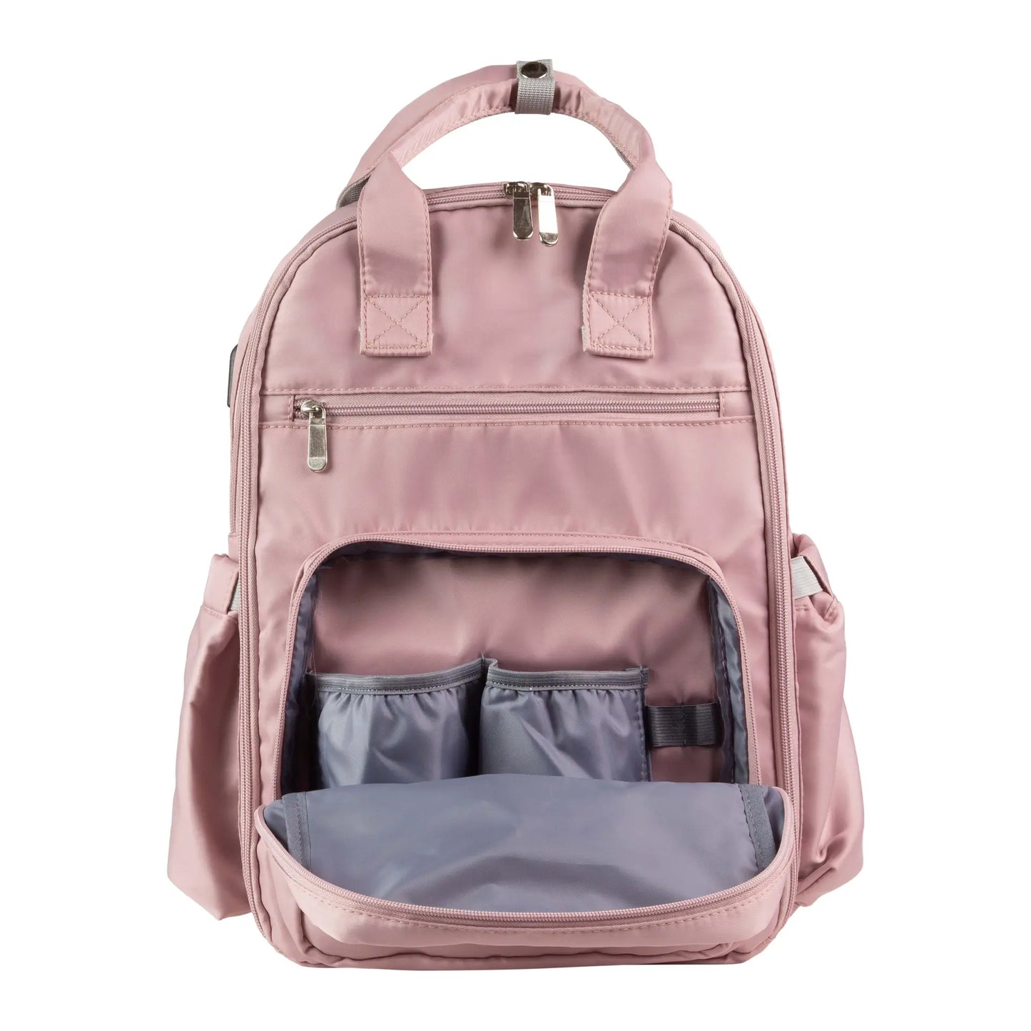 Mochila Pañalera PRAGA V2 Rosa Malva-Carestino