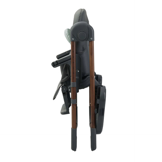 Silla de Comer Malmo con Pad Verde Seco-Carestino