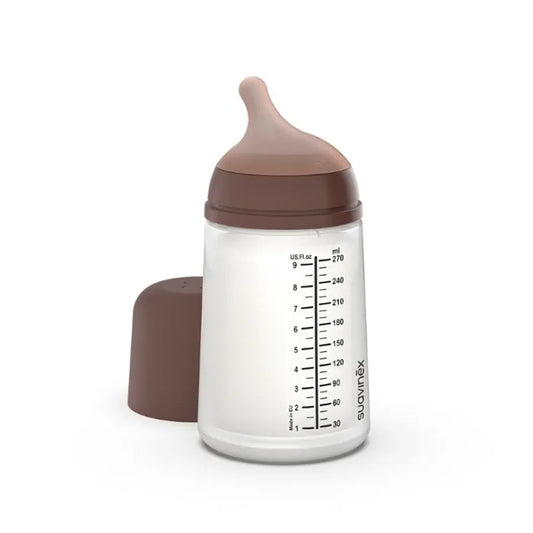 Biberon Zero Zero 180 ml adaptable moreno - Suavinex